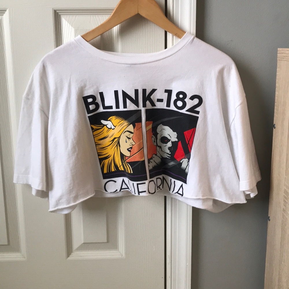 Super Cropped Blink-182 Top